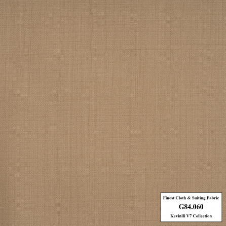 G84.060 Kevinlli V7 - Vải Suit 80% Wool - Vàng cát